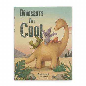 JELLYCAT BOOK DINOSAURS ARE COOL