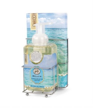 MICHEL &amp; CO FOAMING SOAP/NAPKIN BEACH