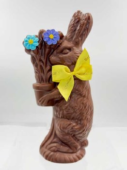 BROMILOW'S 10oz MILK BUNNY W/FLOWERPOT