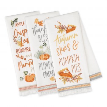 DESIGN IMP AUTUMN DISHTOWEL ASST