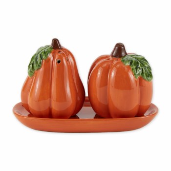 DESIGN IMP PUMPKIN SALT &amp; PEPPER SET