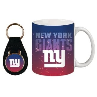 NY GIANTS MUG &amp; KEYCHAIN GIFTSET