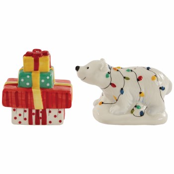 PARK DESIGNS POLAR BEARS SALT &amp; PEPPER