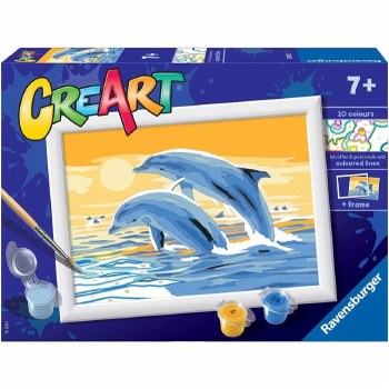 CREART PAINT BY # DELIGHTFUL DOLPHINS