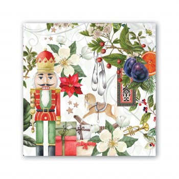 MICHEL COCKTAIL NAPKINS NUTCRACKER