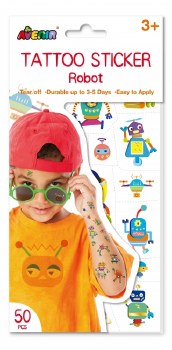 AVENIR TATTOO STICKERS ROBOT