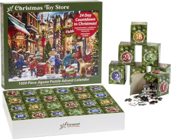 ADVENT CALENDAR PUZZLE XMAS TOY STORE
