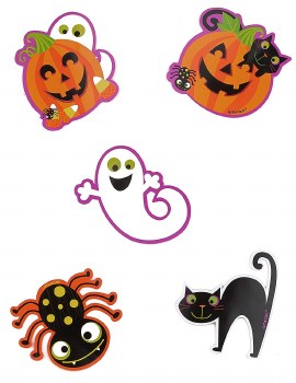 PACK OF 10 HALLOWEEN MINI CUTOUTS