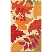 AMSCAN 16CT GUEST   TOWELS AUTUMN DAYS