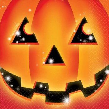 AMSCAN 16CT NAPKINS PERFECT PUMPKIN