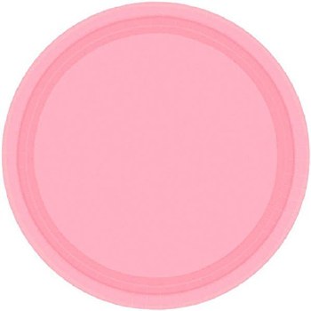 AMSCAN 20ct 7&quot; PLATES NEW PINK