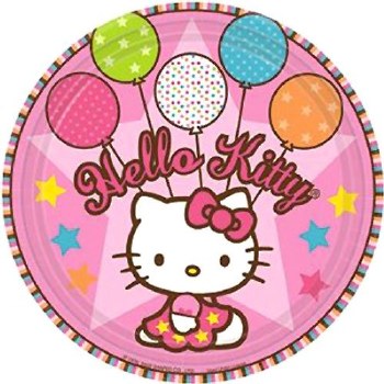 HELLO KITTY BALLOON DREAM BEVERAGE PLATE