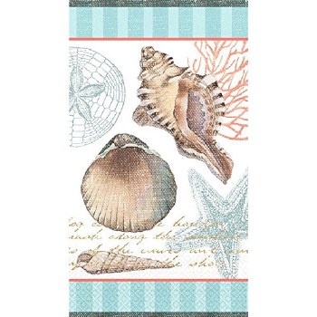 AMSCAN BY THE SEA GUEST TOWELS