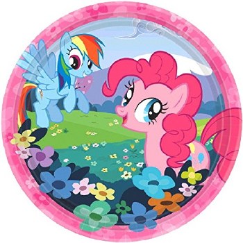 AMSCAN 7&quot; PLATES MY LITTLE PONY