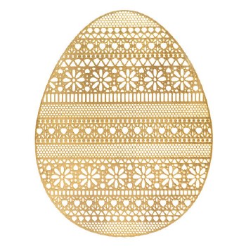 AMSCAN GOLDEN EGG PLACEMAT