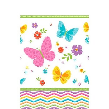 AMSCAN TABLECOVER   CELEBRATE SPRING