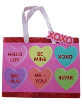 AMSCAN VALENTINE GIFTBAG CANDY HEARTS