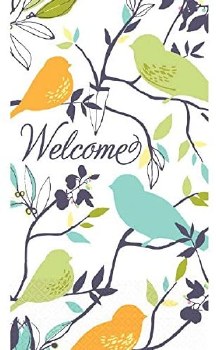 AMSCAN WELCOME BIRDS GUEST TOWELS