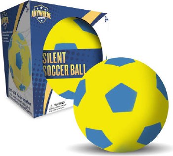 ANYWHERE SPORTS SILENT SOCCER BALL 8"
