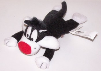 SYLVESTER 9&quot; BEANIE WARNER BROS APPLAUSE