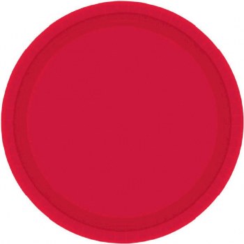 APPLE RED PAPER PLATES 7&quot; 20CT