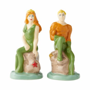 AQUAMAN AND MERA SALT &amp; PEPPER SET