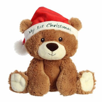 AURORA 10&quot; MY FIRST CHRISTMAS BEAR