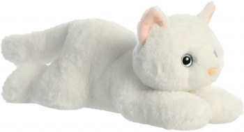AURORA 12" FLOPSIE PRECIOUS WHITE KITTY