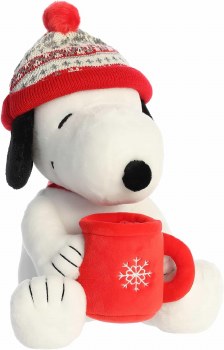 AURORA 12" WINTER HAT SNOOPY W/MUG