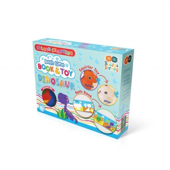 B&amp;B COLOR CANGE BATH BOOK W/DINO