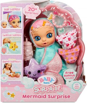 BABY BORN MERMAID SURPRSE DOLL BLONDE