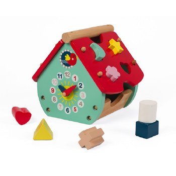 JANOD BABY FOREST HOUSE SHAPE SORTER