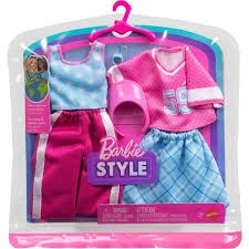 BARBIE 2PC OUTFIT PINK/BLUE SPORT