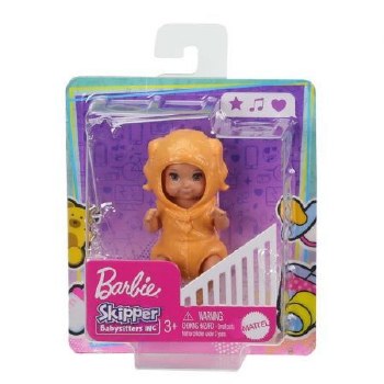 BARBIE BABYSITTER BABY IN BEAR COSTUME