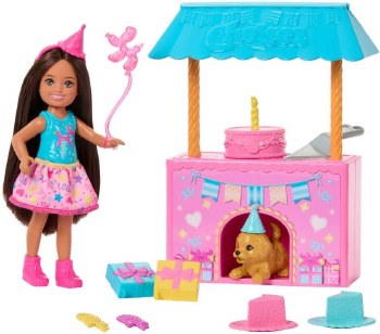 BARBIE CHELSEA BIRTHDAY PARTY SET