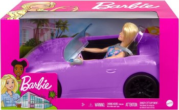 BARBIE CONVERTIBLE WITH DOLL