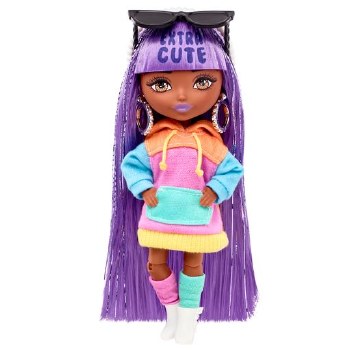 BARBIE EXTRA MINIS DOLL PURPLE HAIR
