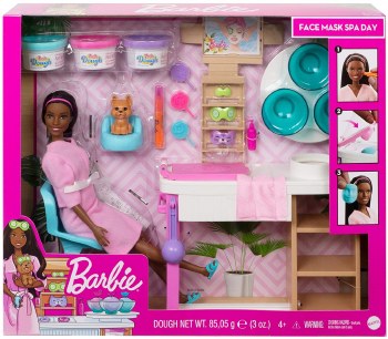 BARBIE FACE MASK SPA DAY PLAYSET AA
