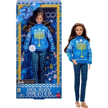 BARBIE HOLIDAY SWEATER DOLL HANUKKAH