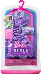 BARBIE OUTFIT LAVENDER FLORAL