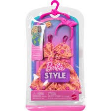 BARBIE OUTFIT ORANGE PRINT