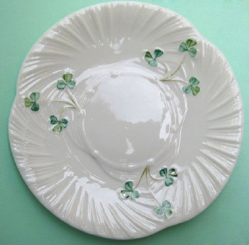 BELLEEK HARP SIDE   PLATE