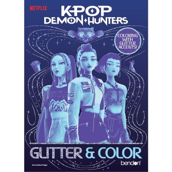 BENDON GLITTER &amp; COLOR BOOK K-POP