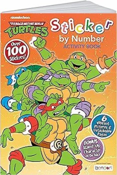 BENDON STICKER BY NUMBER TMNT