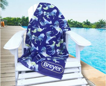 BREYER 70TH ANNIVESARY BEACH TOWEL BLUE