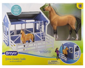 BREYER DLX COUNTRY STABLE &amp; WASH STALL