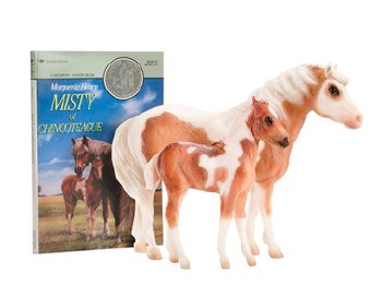 BREYER MISTY &amp; STORM BOOK &amp; MODEL