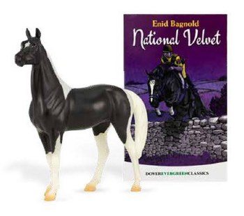 BREYER NATIONAL VELVET HORSE &amp; BOOK SET