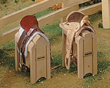 BREYER TRADITIONAL WOOD SADDLE STAND
