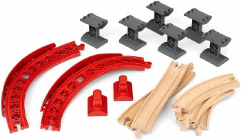 BRIO ASCENDING CURVES TRACK PACK